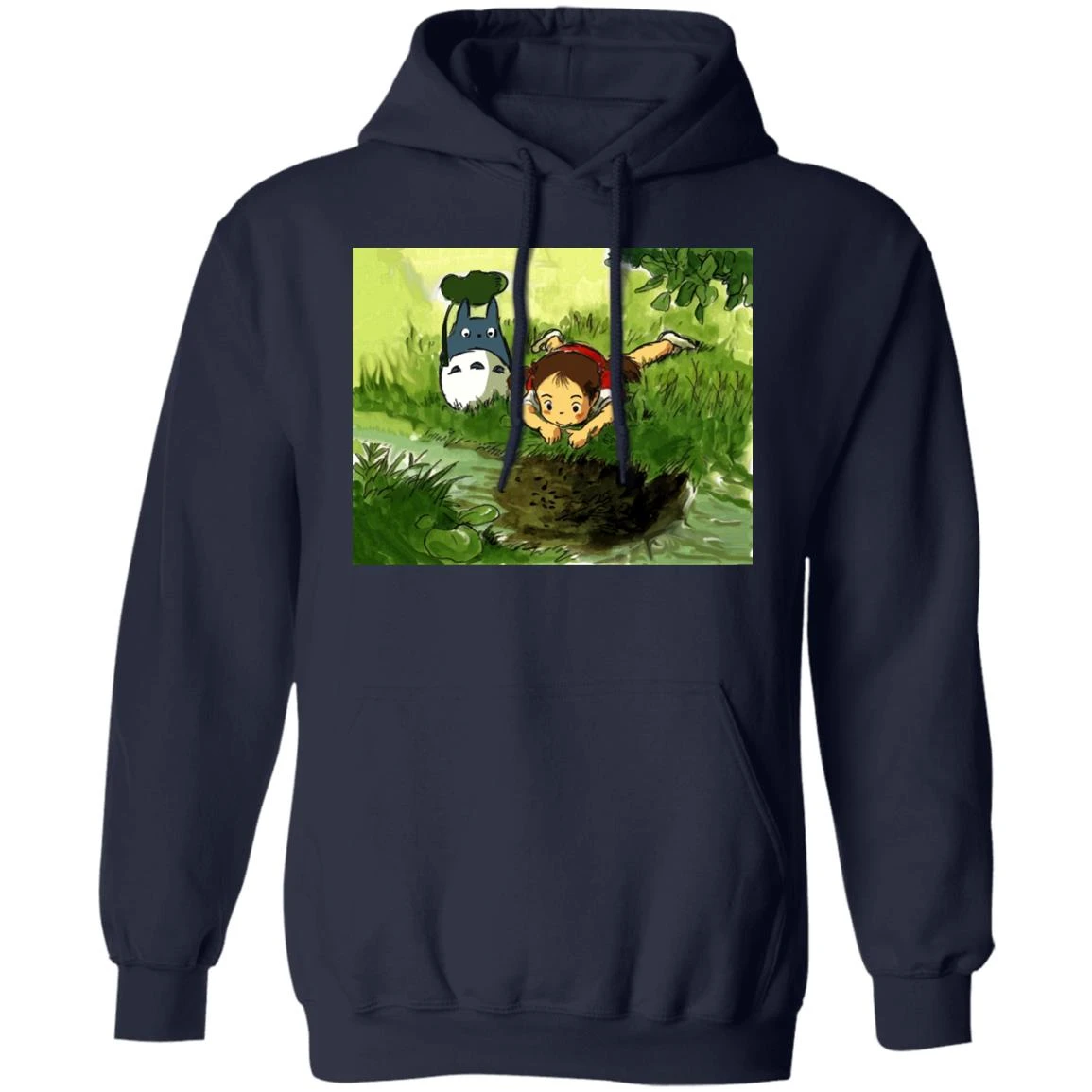My Neighbor Totoro – Playing Mei Hoodie Unisex - Image 3