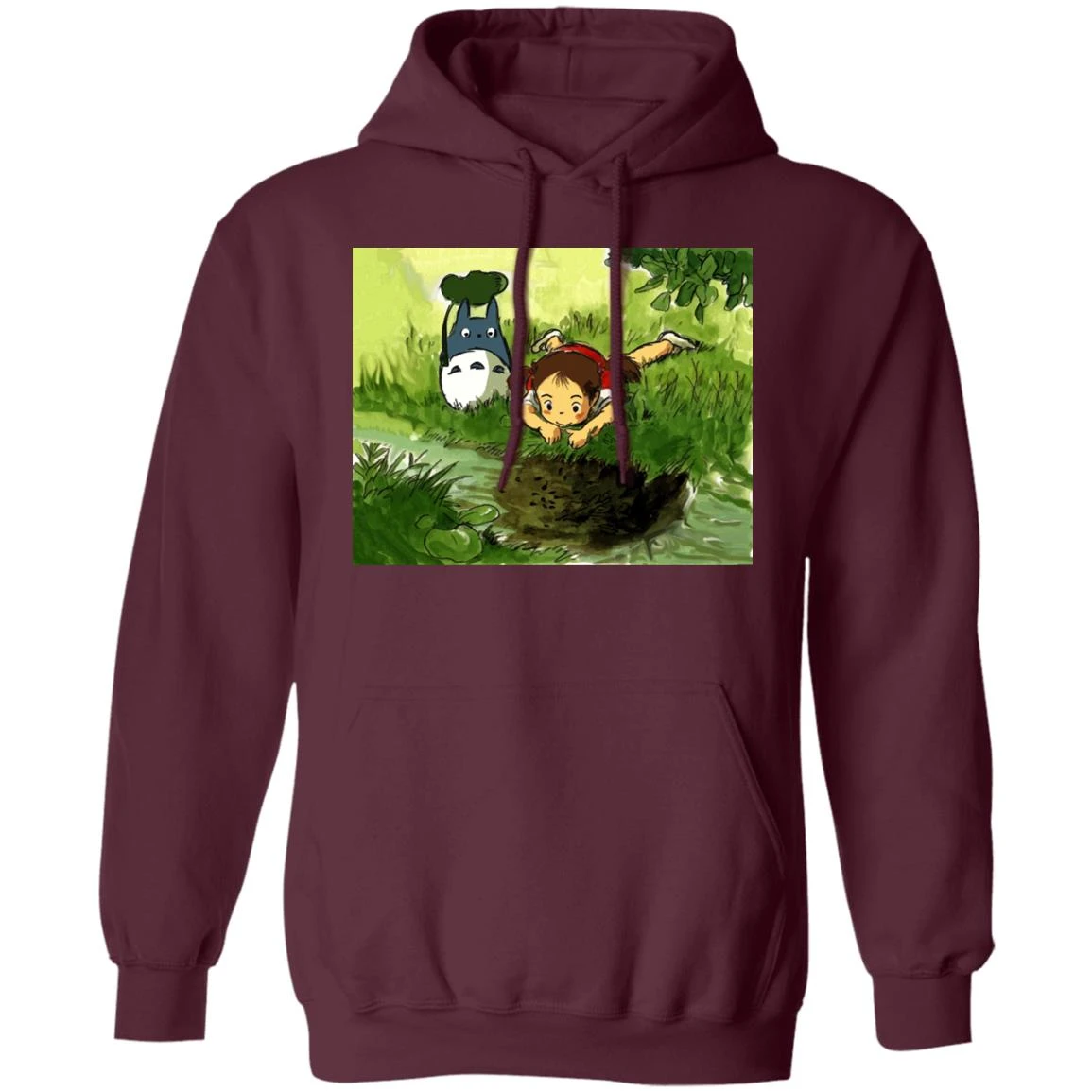 My Neighbor Totoro – Playing Mei Hoodie Unisex - Image 8