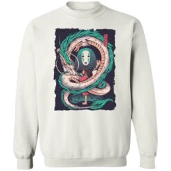 Spirited Away – Haku Dragon With Sen And No Face Sweatshirt