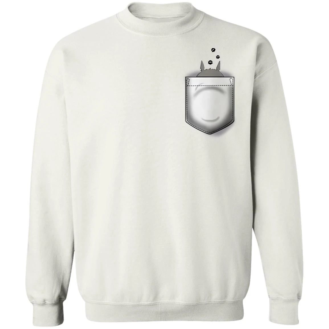 Totoro And Soot Balls In Pocket Sweatshirt