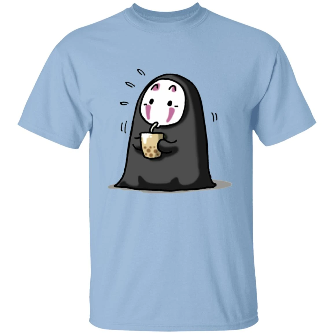 Kaonashi No Face Drinking Milk Tea T Shirt - Image 12