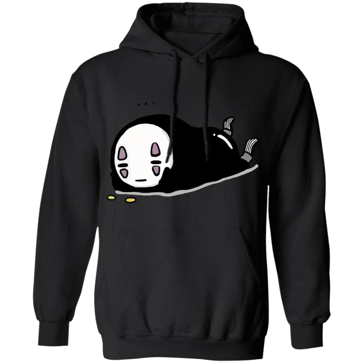 No Face Kaonashi Lying Hoodie - Image 3