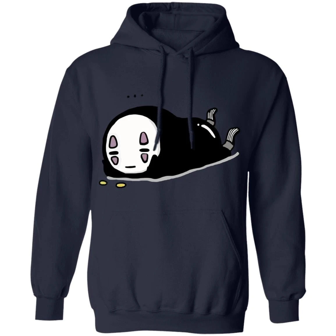 No Face Kaonashi Lying Hoodie - Image 4
