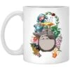 Totoro Umbrella And Friends Mug
