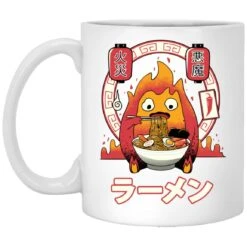 Howl’s Moving Castle – Calcifer Loves Ramen Mug