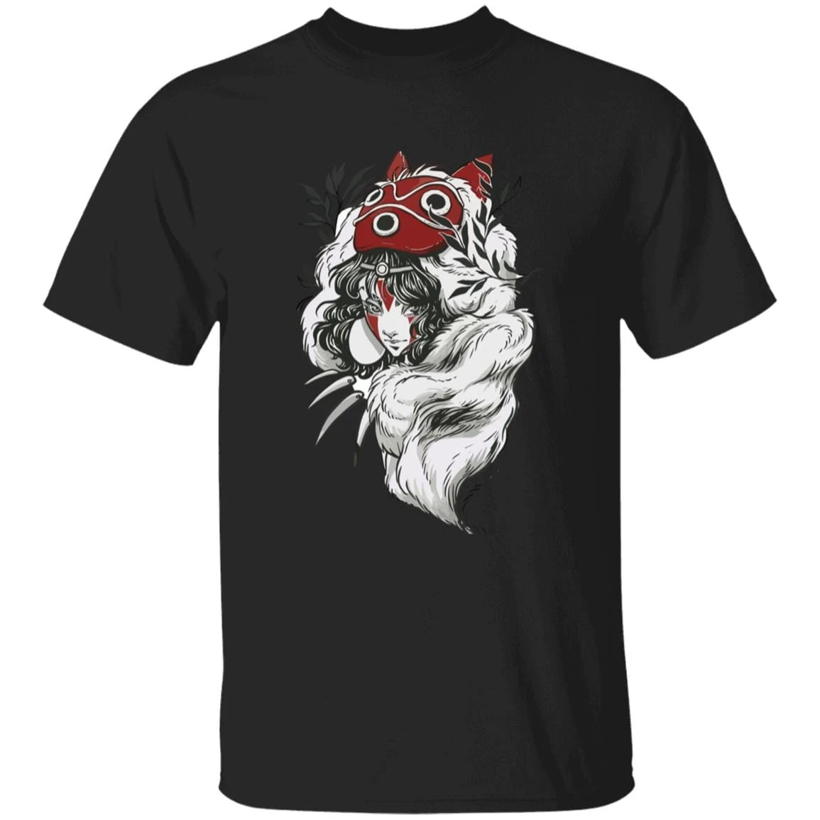 Princess Mononoke Black And White Fanart T Shirt - Image 10