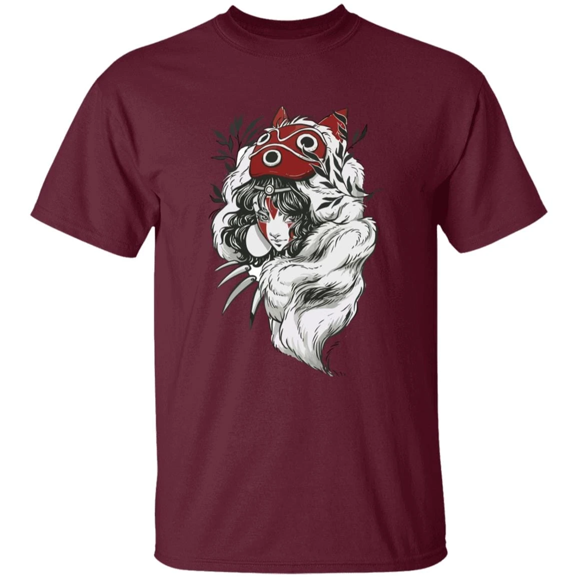 Princess Mononoke Black And White Fanart T Shirt - Image 14