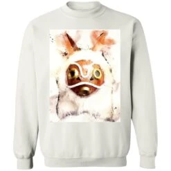 Princess Mononoke Mask Watercoloured Classic Sweatshirt