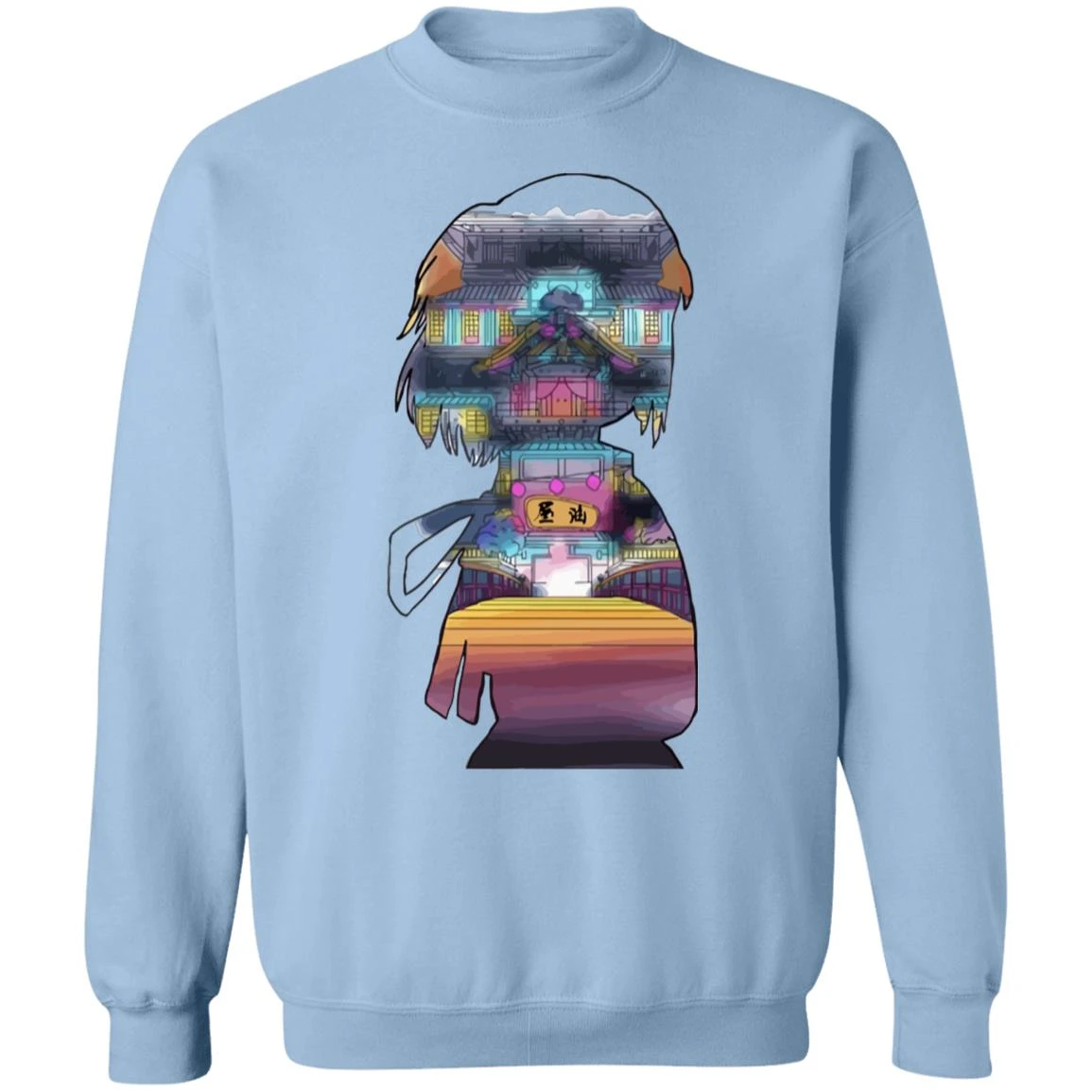 Spirited Away – Sen And The Bathhouse Cutout Colorful Sweatshirt - Image 7