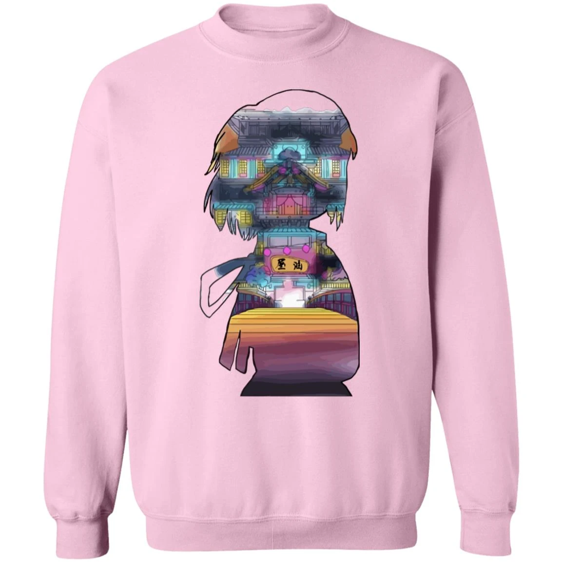 Spirited Away – Sen And The Bathhouse Cutout Colorful Sweatshirt - Image 17