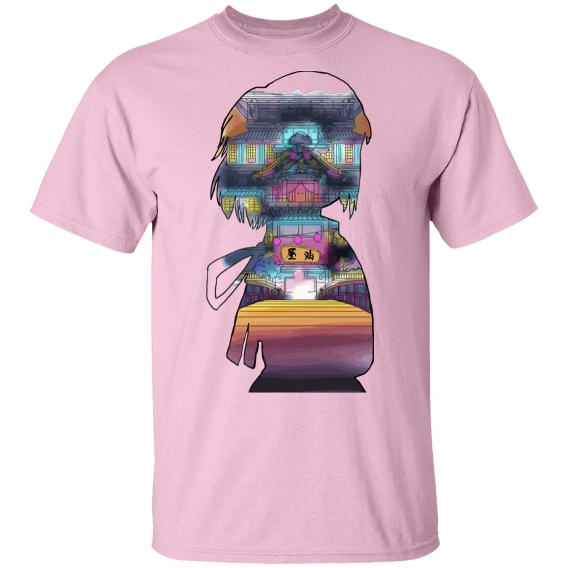 Spirited Away – Sen And The Bathhouse Cutout Colorful T Shirt - Image 4
