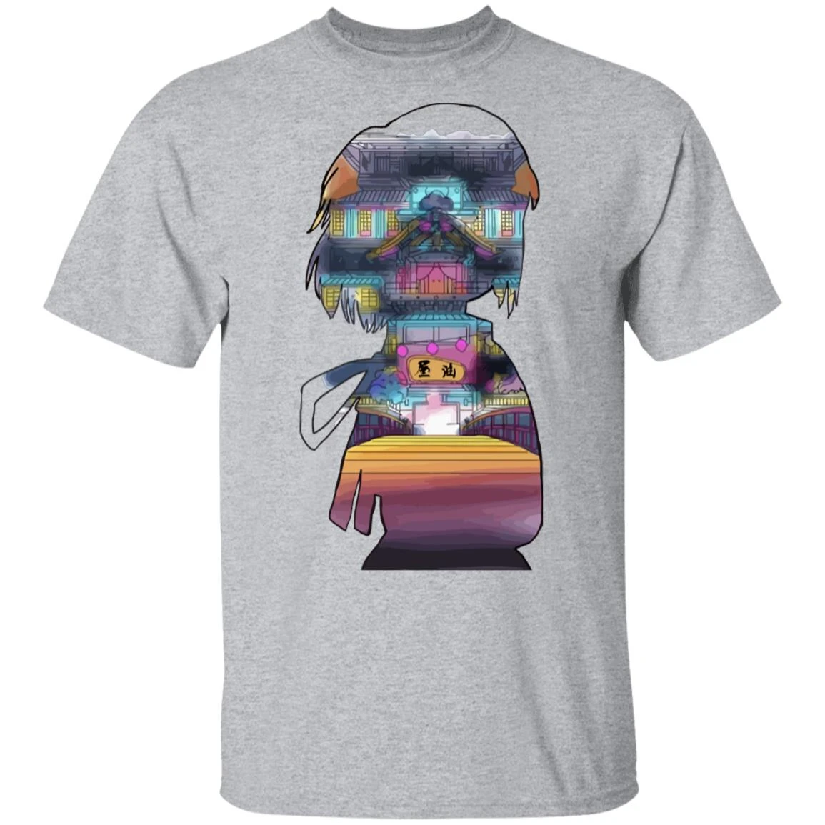 Spirited Away – Sen And The Bathhouse Cutout Colorful T Shirt - Image 8