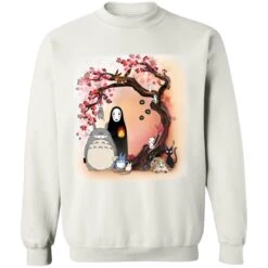 Totoro And Ghibli Friends Under The Sakura Sweatshirt