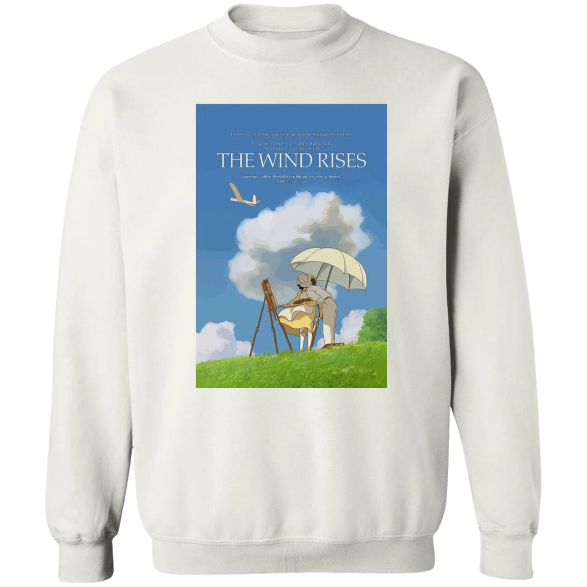 The Wind Rises Poster Classic Sweatshirt - Image 11