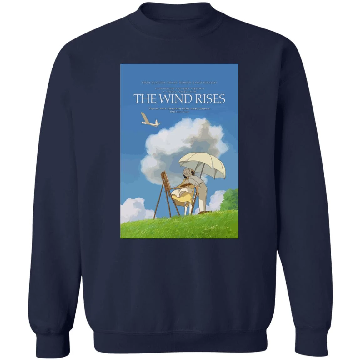 The Wind Rises Poster Classic Sweatshirt - Image 14
