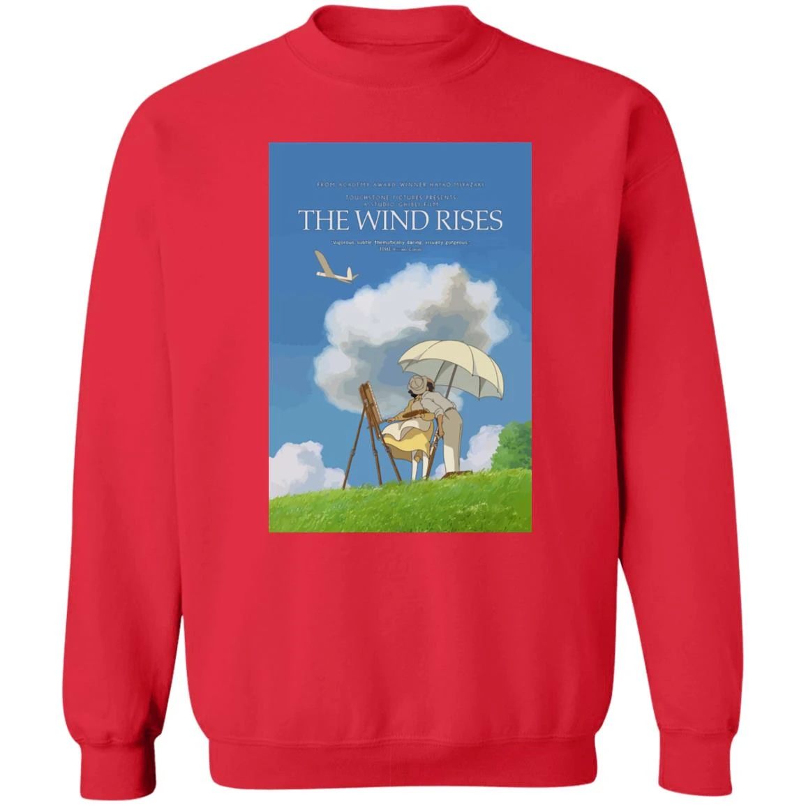 The Wind Rises Poster Classic Sweatshirt - Image 6
