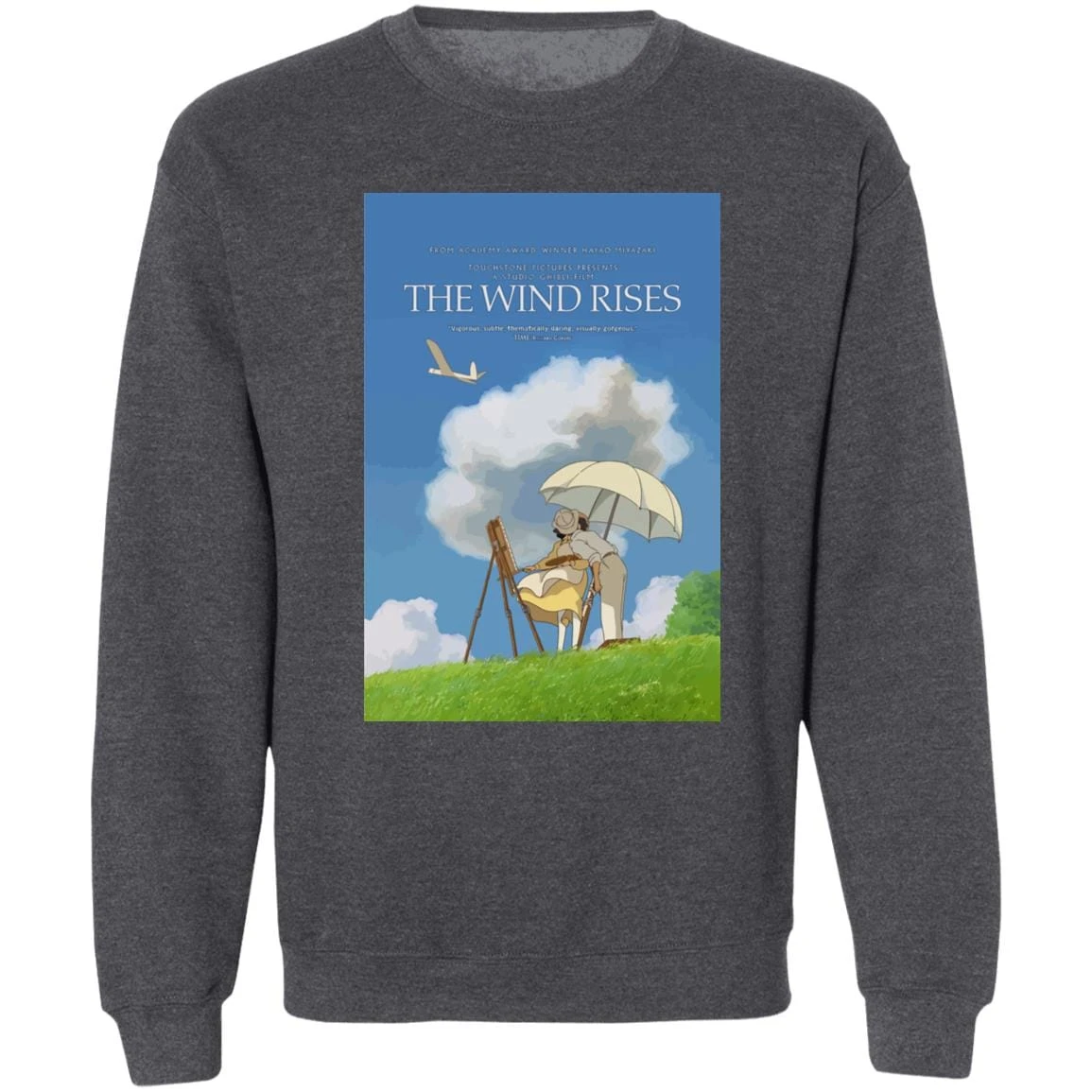 The Wind Rises Poster Classic Sweatshirt - Image 7