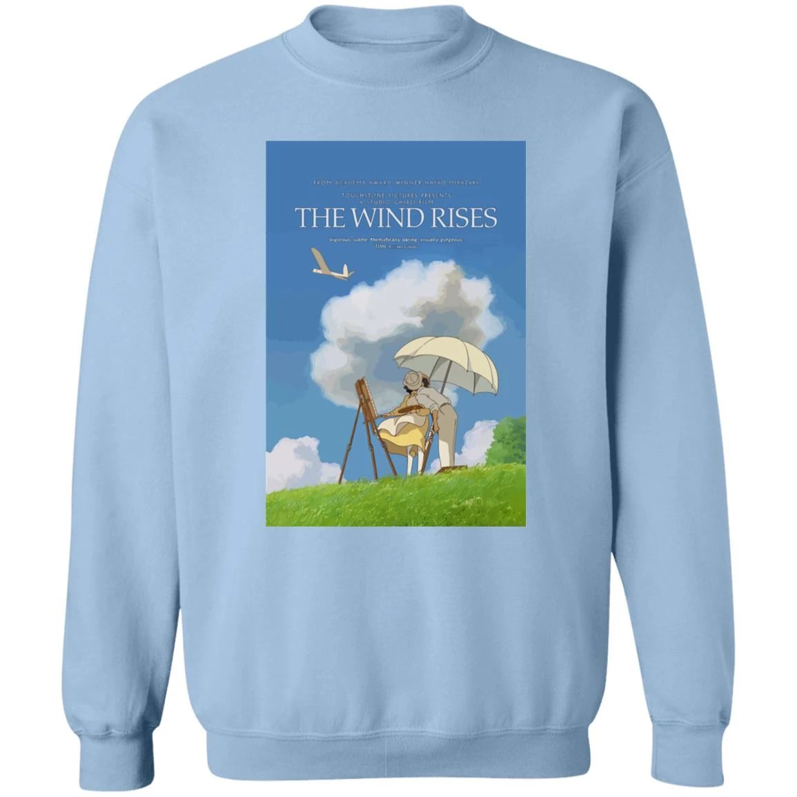 The Wind Rises Poster Classic Sweatshirt - Image 8